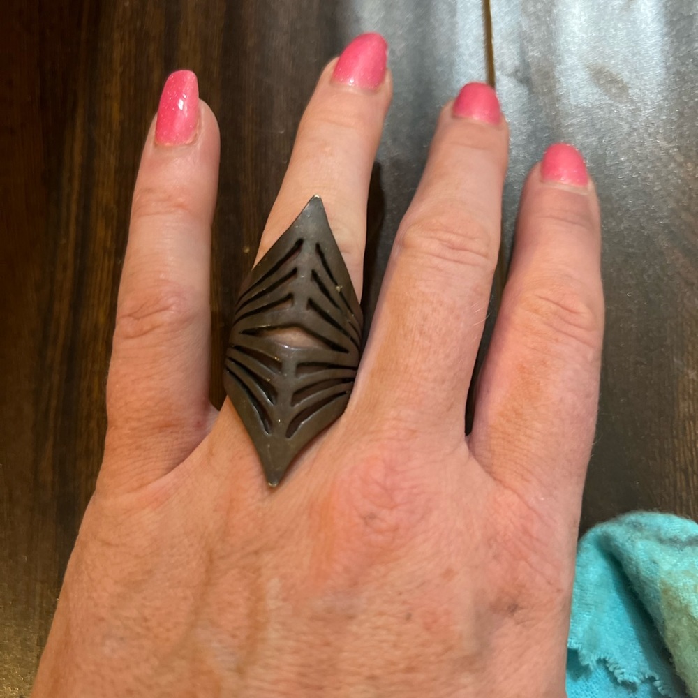 Luv Aj Triangle Ring - image 1